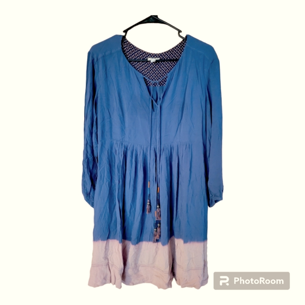 Anthropologie Holding Horses Dress Boho Tassles Size 4